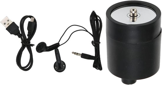 Allecto - Geluidsversterker - Audio-oorluisterapparaat - Verbeterde Microfoon - Zwart - Versterker Door Muur - Deur - Voice Tool - Betonnen Muur - Stalen Muur - Houten Muur - IJzeren Muur - Glazen Muur van Merkloos