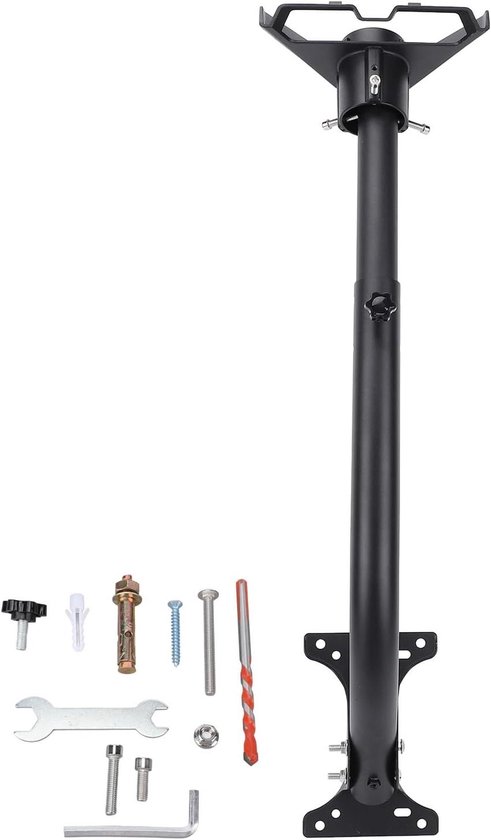 Allecto- Pijpadapter - Paalmontage - Satellietmontageset - Montagesetaccessoires - Antennes - Omkeerbaar en Verstelbaar - Starlink - Standaard Gen3 - Geschikt voor - Standaard Gen3 - Kabels en Adapters van Merkloos