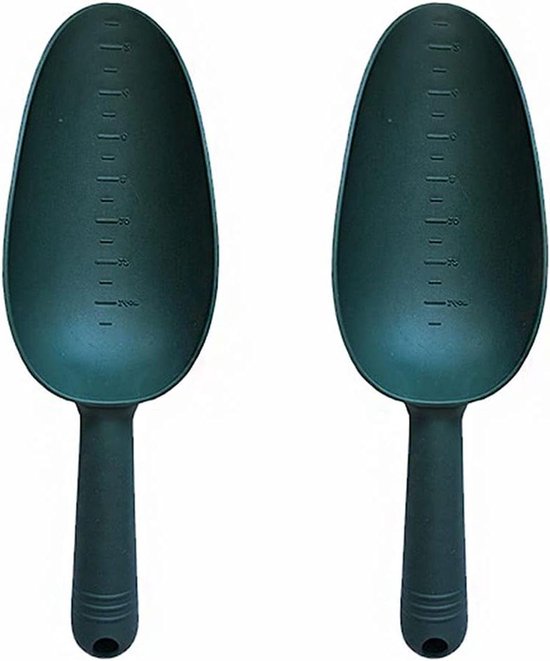 Allecto plus - Plastic hand troffel voor thuis tuinieren en planten - groen. van Allecto