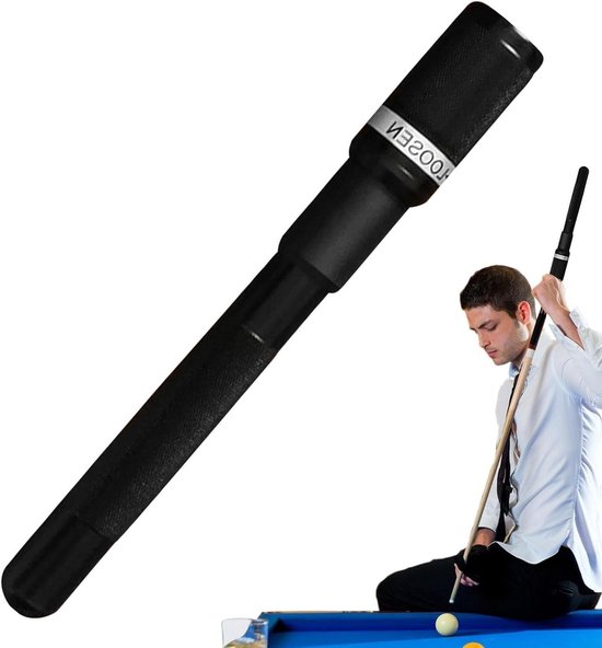 Allecto Plus - Telescopische Biljartkeu Verlengstuk 9 Ballen - Training en Competitie Accessoires - 30.5cm - Poolkeu Accessoire van Allecto Plus