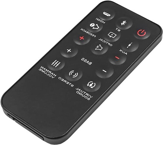 Allecto Plus - Vervangende afstandsbediening voor JBL Audio Echo Wall Speaker - Compatibel met SB350 SB250 van Allecto Plus