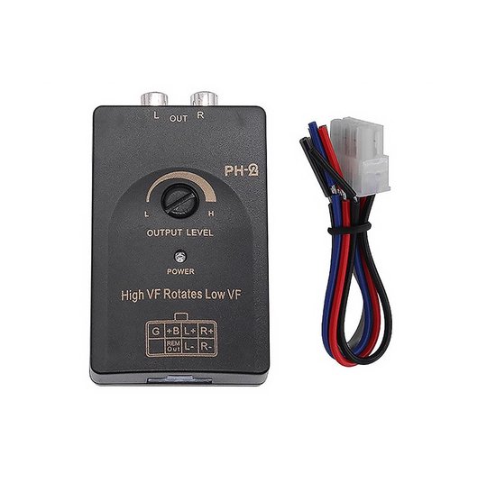 Allecto - Speaker Level Converter - Hoog naar Laag Signaal - Auto Audio Upgrade - RCA Output - Geluidsverbetering - Voor Auto - Betrouwbare Prestaties