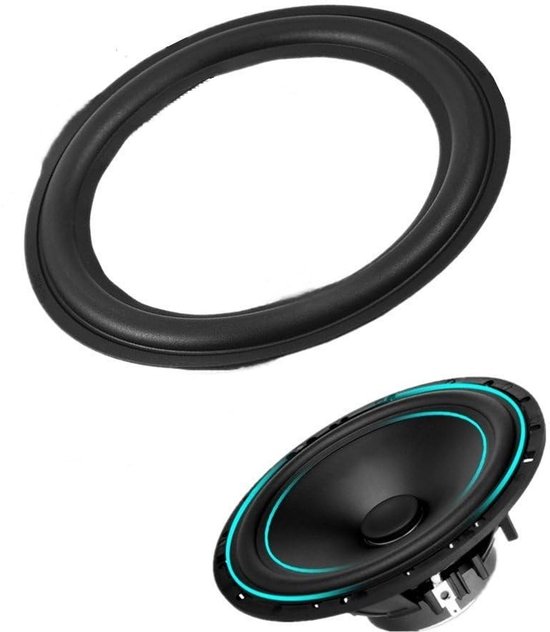 Allecto - Speaker Reparatie Onderdelen - Hoogwaardige Rubber Foam - Zwart - Vervangende Speaker Rand - Geschikt voor Oude Luidsprekers - Rubberen S...