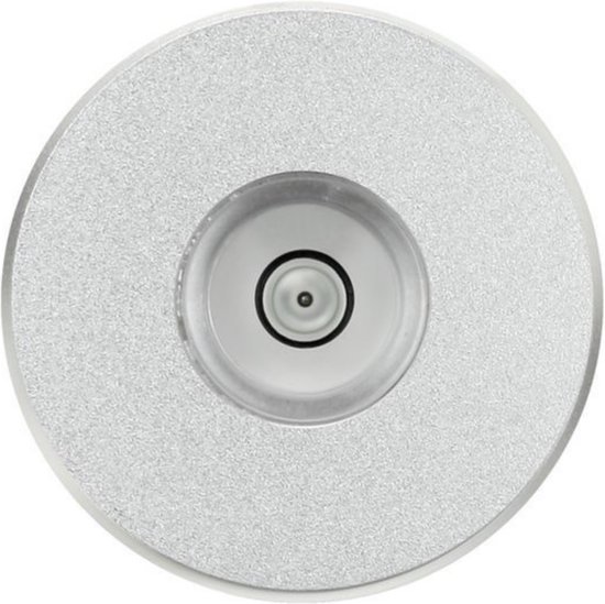 Aluminium puck met waterpas (Zilver) van Kallax Tools