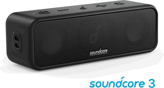 Anker Soundcore 3 Portable Bluetooth Speaker stereogeluid van Merkloos
