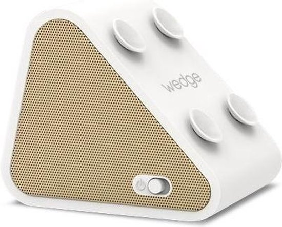 Antec - AMP Wedge 2 in 1 - Bluetooth Speaker - Smartphone houder - Goud - Speaker Bluetooth van Antec