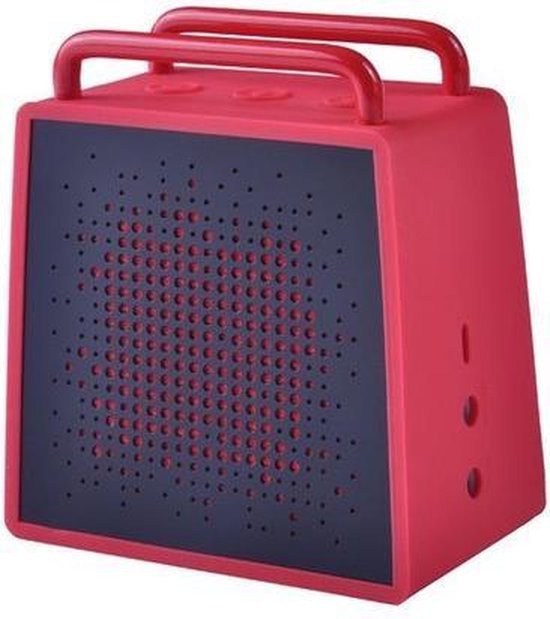 Antec - SPzero - Bluetooth Speaker - Waterbestendig - Rood/Zwart - Speaker Bluetooth van Antec