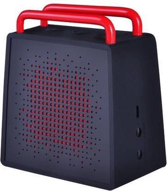 Antec - SPzero - Bluetooth Speaker - Waterbestendig - Zwart/Rood - Speaker Bluetooth van Antec