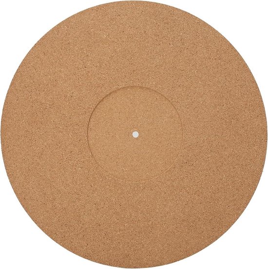 Anti Static Vinyl Record Refill For 30 Cm Vinyl Records, Turntable Plate Cork Non-slip Antistatic Soft Plate, Record Player Plate van Merkloos
