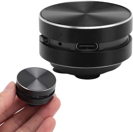 ApexArte® Mini Bluetooth Speaker - Draagbare Audio - Muziek Onderweg - Zwart