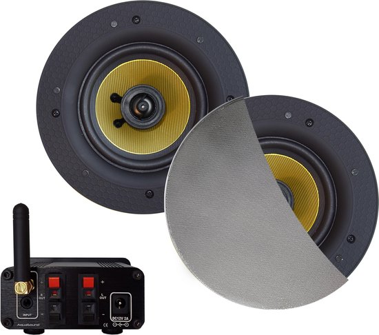 AquaSound BMN50EASY-SC Bluetooth versterker 50 Watt met Samba speakers van AquaSound
