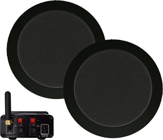 AquaSound BMN50EASY-TZ Bluetooth versterker 50 Watt met Twist speakers van AquaSound