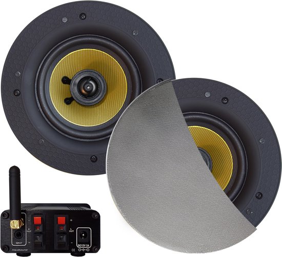 AquaSound BMN70EASY-ZC Bluetooth versterker 70 Watt met Zumba speakers van AquaSound