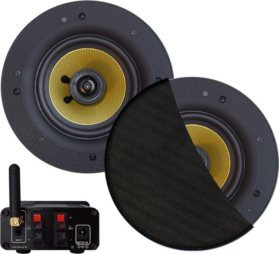 AquaSound BMN70EASY-ZZ Bluetooth versterker 70 Watt met Zumba speakers van AquaSound