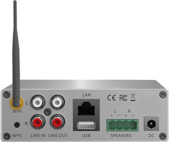 AquaSound WMA50 WiFi-Audio versterker 50 Watt van AquaSound