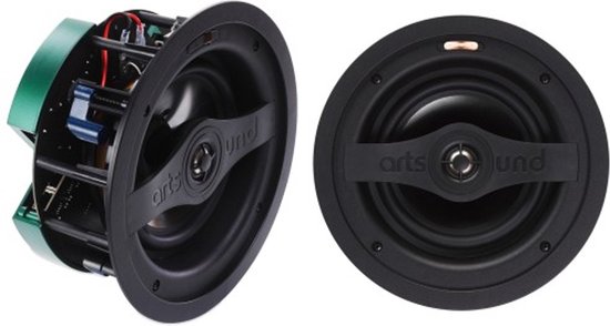 Art sound Smart Inbouwspeakers - Zwart (2 speakers) van Merkloos