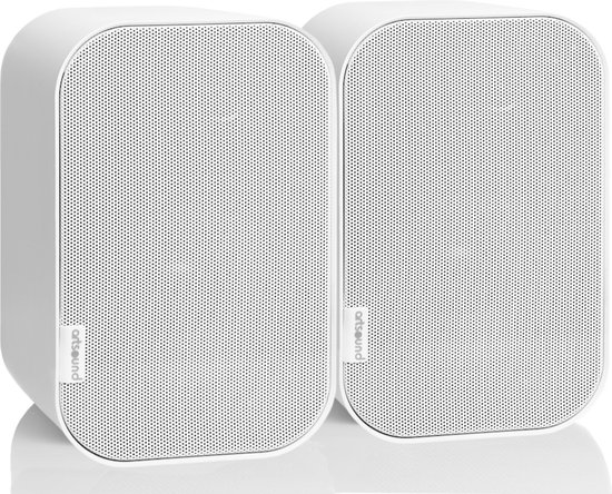 Artsound UNI30, Set van 2 passieve luidsprekers, 2-weg hifi luidspreker, 20-60 watt, muurbeugel met kogelgewricht, geschikt voor ruimtes tot 40 m² zoals keuken, café, magazijn, kleur: wit van ArtSound