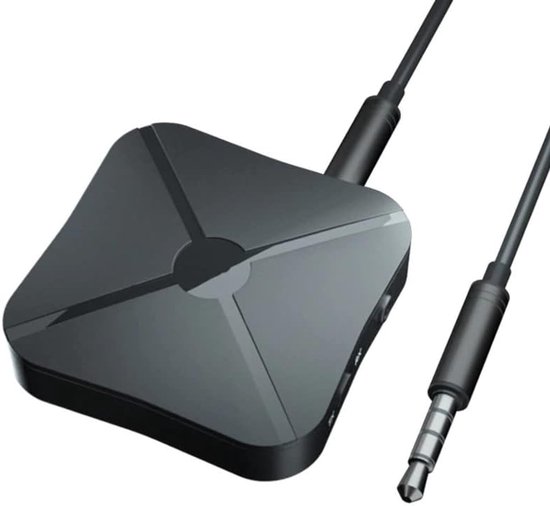 Audio Bluetooth 2w1 Zender Adapter Dongle met Aux 3.5mm en RCA Kabel, Zender Ontvanger, Draadloos Draagbaar voor Auto TV Stereo HiFi Luidsprekers Koptelefoon, Low Latency Draadloos van Nulaxy