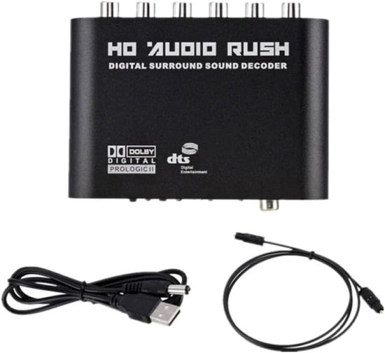 Audio Decoder Versterker - Converter SPDIF Coax - Meerdere Kanalen Geluid - DTS AC3 5.1 Signalen