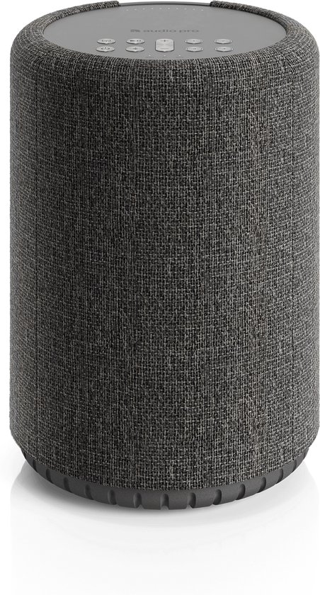 Audio Pro A10 MkII Smart Multiroom Actieve Luidspreker - Draadloze WiFi & Bluetooth Luidspreker - Multiroom - 4 WiFi Presets - Donkergrijs van Merkloos