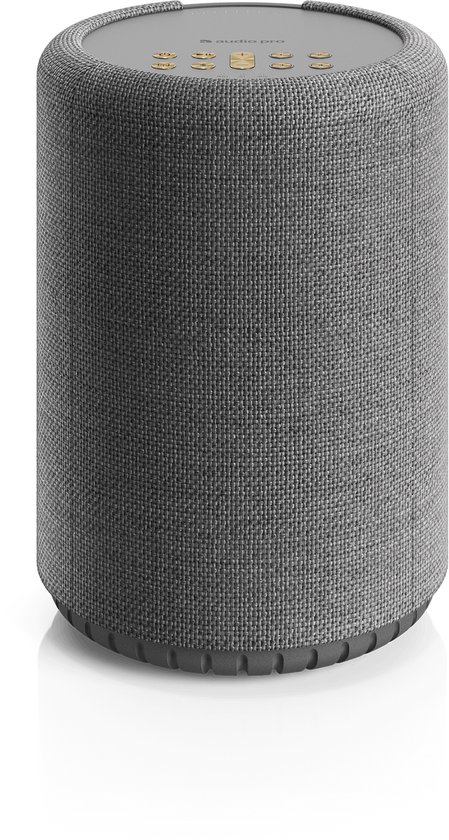 Audio Pro A10 W Smart Multiroom Actieve Luidspreker - Audio Pro Multiroom (Linkplay) - Ruimtecorrectie - Flexibele Installatie - Grijs van Merkloos