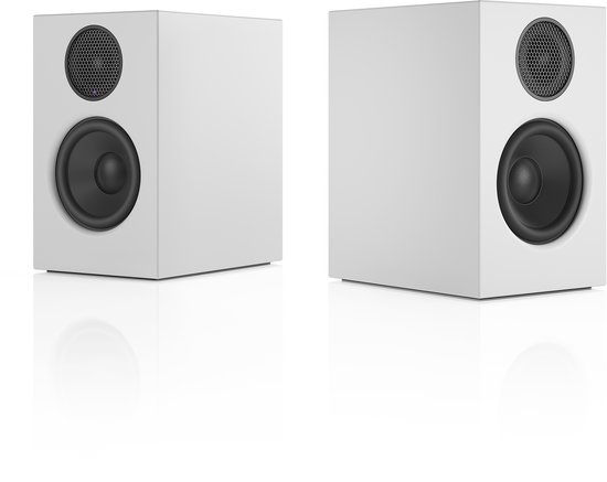 Audio Pro A28 - Smart Multiroom Actieve Boekenplank Luidsprekers - 2x75W - Wit - Set van 2 van Audi