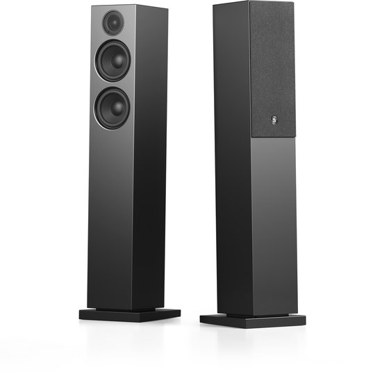 Audio Pro A38 W Smart Multiroom Actieve Vloerstaande Luidsprekers - Audio Pro Multiroom (Linkplay) - Ruimtecorrectie - 2x75W Speakers - 2.5-weg - Zwart van Merkloos