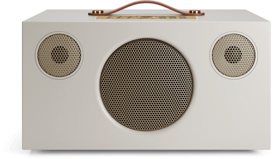 Audio Pro C10 W Classic Smart Multiroom Actieve Luidspreker - Audio Pro Multiroom (Linkplay) - Ruimtecorrectie - 6 Presets - Zand van Merkloos