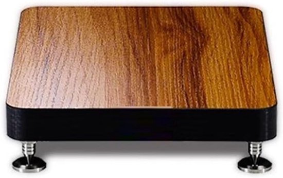 Audio rek - AV meubel - Home cinema - Stijlvol functioneel - Zwart van Merkloos