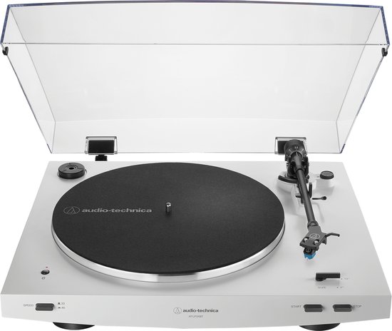 Audio-Technica Automatische Bluetooth Platenspeler AT-LP3XBT-WH - Wit - platenspeler