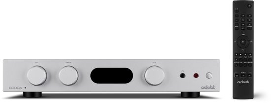 Audiolab 6000A MKII Stereo Versterker – 2x 75W – met HDMI ARC, Bluetooth en DAC – Voor TV, Stereo en Vinyl – Zilver