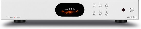 Audiolab 7000N Play - Draadloze Netwerkspeler – Opticaal & Coax uitgangen - 12V trigger – Zilver van Audi