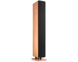 Audizio ARCO passieve HiFi speaker - Vloerstaande speaker met 3x 4 inch woofers - 160W - Houtlook van Merkloos