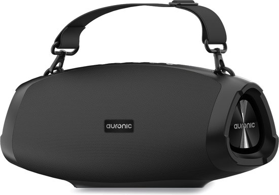 Auronic Boombox - Bluetooth Speaker - Draadloos - Muziek box - AUX en SD-kaart Aansluiting - Zwart van Auronic