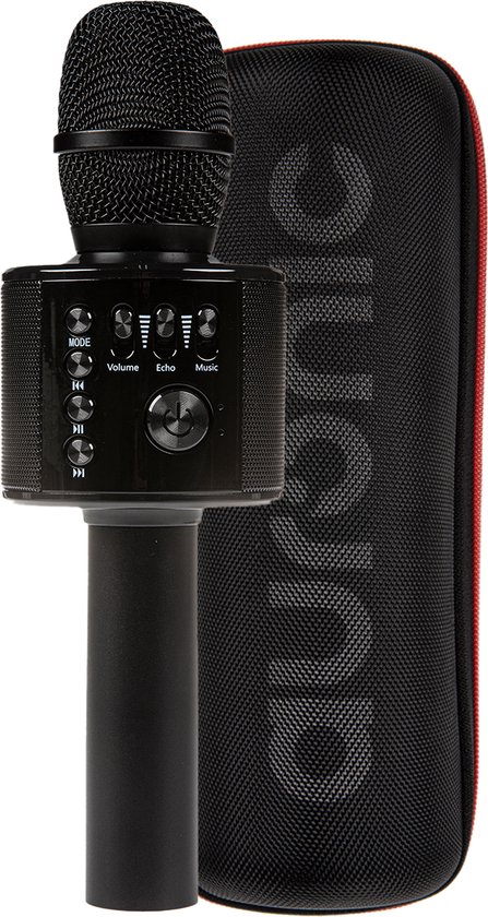Auronic Karaoke Microfoon - Draadloos - Karaoke Set met Speaker - Kinderen en Volwassenen - Zwart
