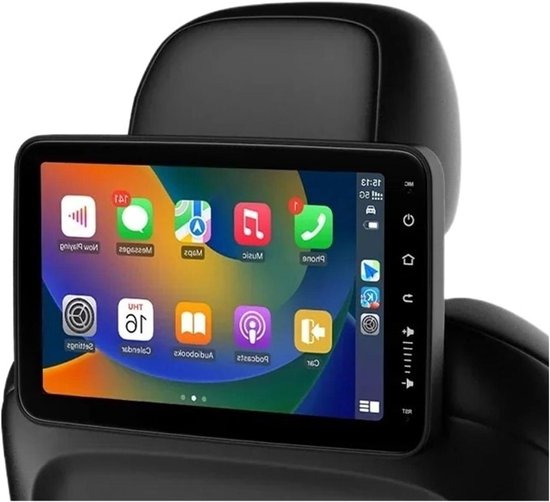 Auto Hoofdsteun Monitor - Achterbank Scherm - Reis Vermaak - Draadloos Connectie - 10.1 Inch - Zwart