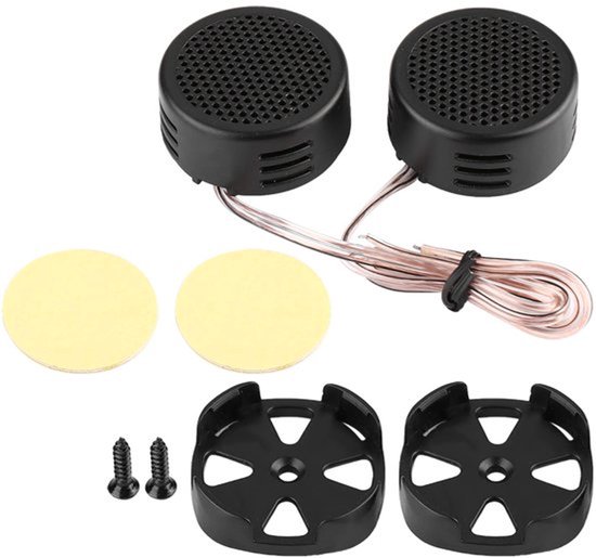 Auto Speaker, Plastic Zwart 12V 500W Mini Auto Speaker o Tweeter 200mm 98dB Speaker Auto Speaker
