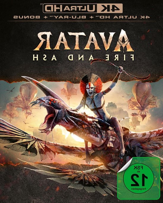 Avatar - Fire and Ash (4K Ultra HD) (+ Blu-ray) (+ Bonus-Blu-ray)