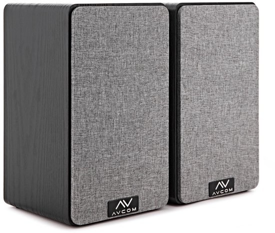 AVCOM 5 boekenplankluidspeakerpaar, zwart van AVCOM