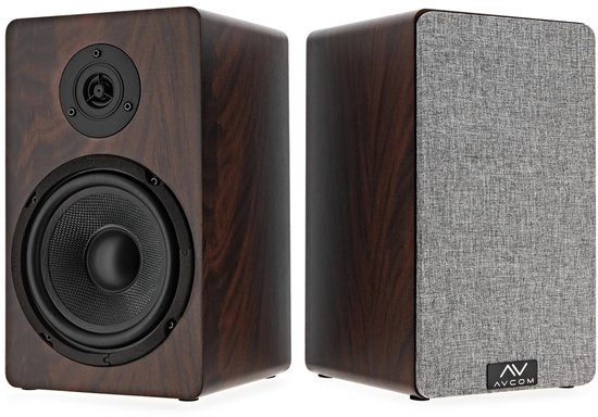 AVCOM 6 boekenplank luidspeakerpaar, walnoot van Merkloos