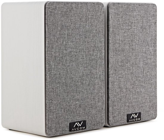 AVCOM 6 boekenplank luidspeakerpaar, wit van Merkloos