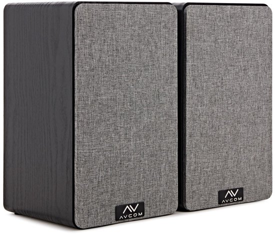 AVCOM 6 boekenplank luidspeakerpaar, zwart