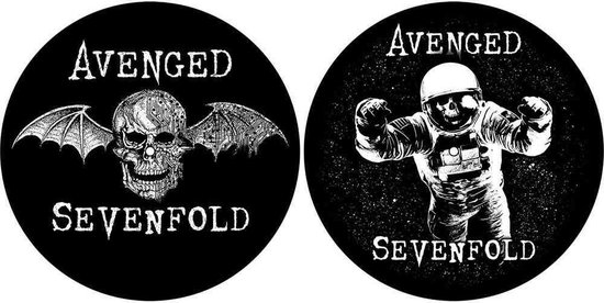 Avenged Sevenfold - Death Bat / Astronaut Platenspeler Slipmat - Zwart van Rock Off