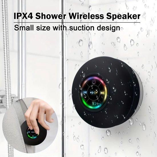 Badkamer soundbar - Speaker bluetooth draadloos - Waterdichte speaker - Oplaadbaar - USB - Muziek van MaxxTools