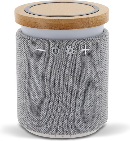 Bamboe draadloze bluetooth speaker, grijs van Avenue