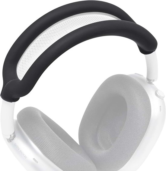 BandZ Max – Siliconen Hoofdbandhoes Compatibel met AirPods Max 1 & 2 van Wicked Cushions | Verbeterd Comfort en Bescherming | Wicked Designs | Zwart
