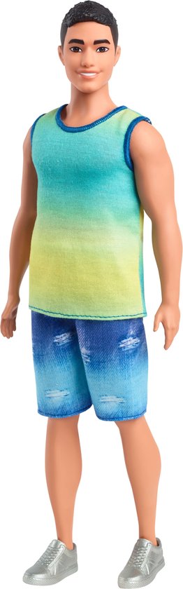 Barbie Ken Fashionistas - Blauwgroene tanktop - Modepop van Barbie