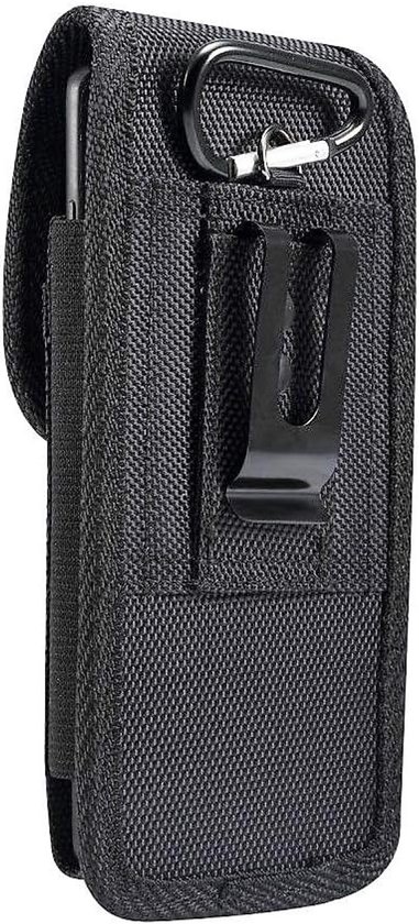 Belt Holster with Metal Clip and Card Holder voor INTEX STAARI 11 (2018) - Black