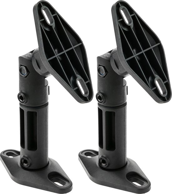BeMatik - 2-pack universele wand- of plafondluidsprekerstandaard van BeMatik