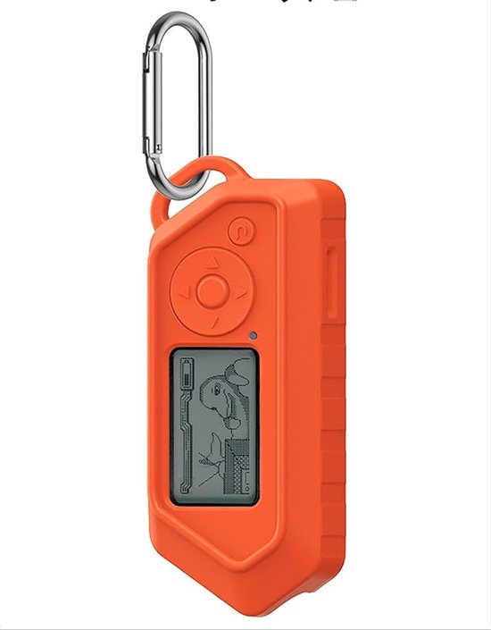 Beschermhoes compatibel met Flipper Zero, Cilicone, ultradunne case, schokbestendig, krasbestendig, oranje
